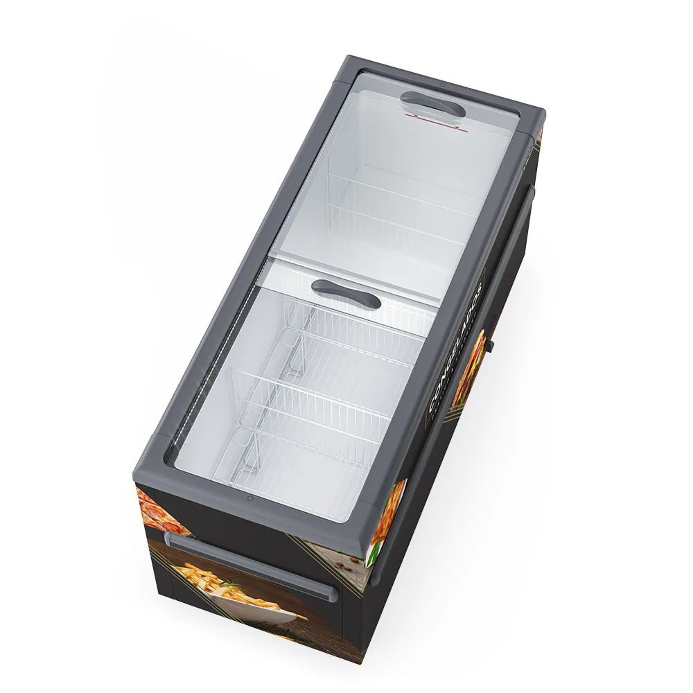 Ilha Dupla Ação Expositor Portas Desliza ...