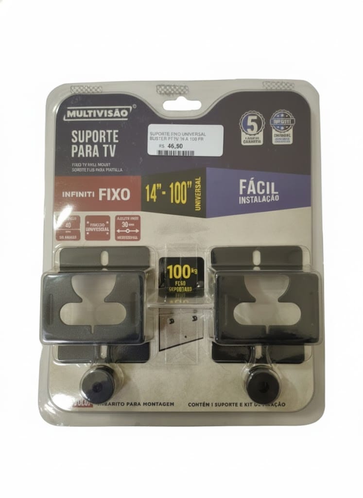Suporte Para TV fixo 14 a 100 Polegadas  ...