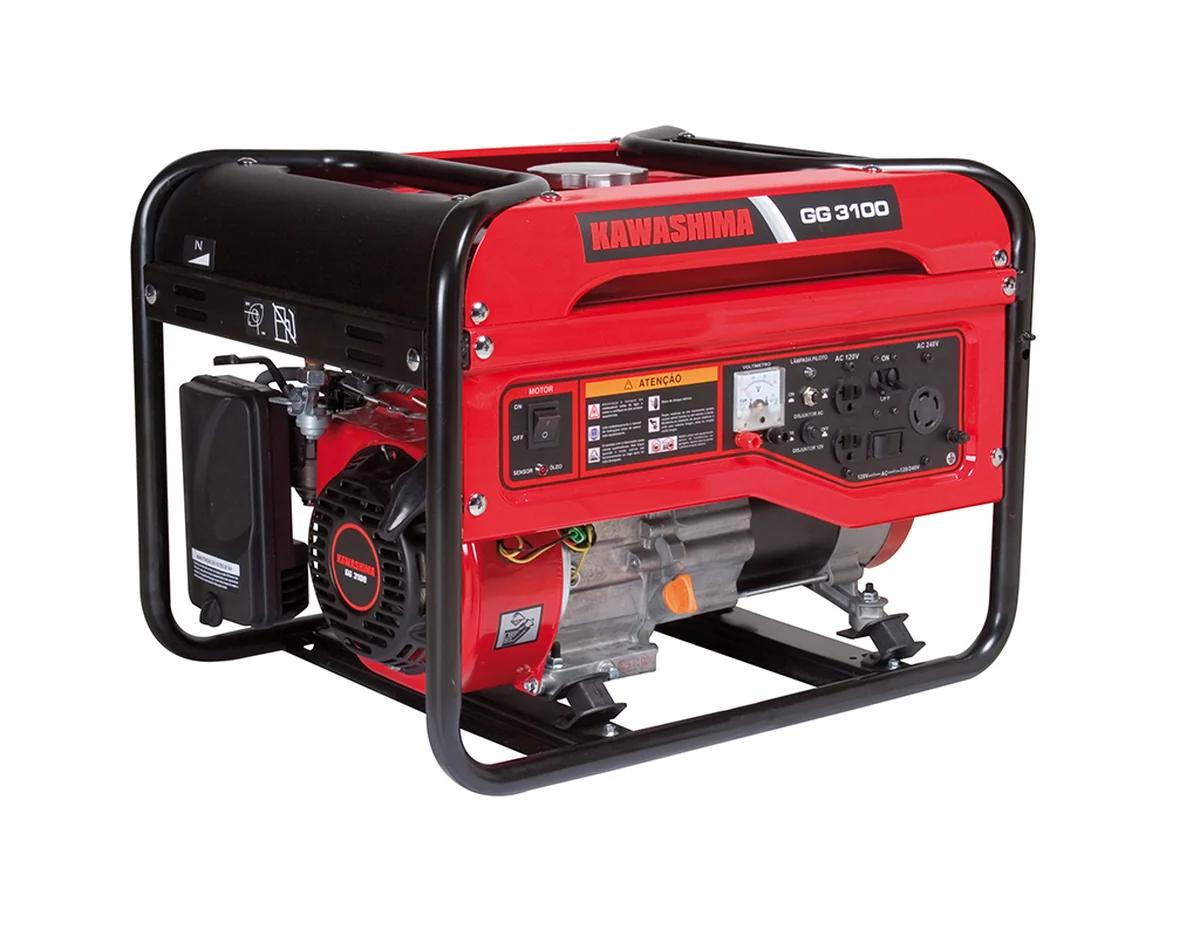 Gerador  Monofásico Bivolt 3100 W / 3,1  ...