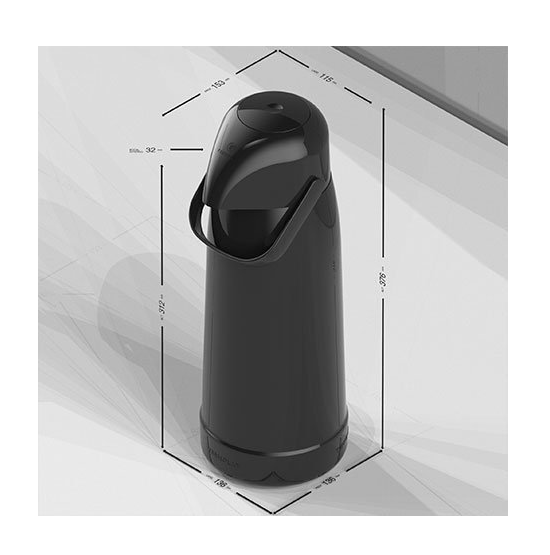 Garrafa Térmica Magic Pump Preta 1.8L 54 ...