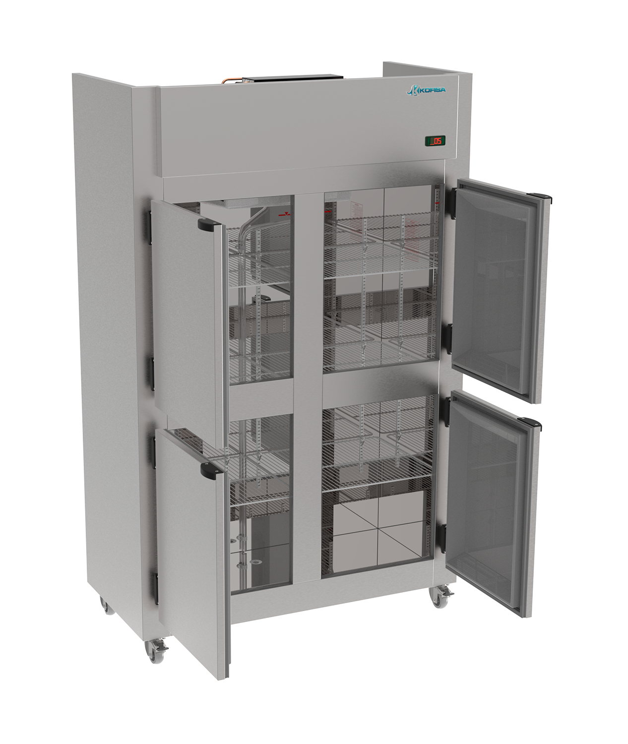 Refrigerador Vertical Inox Mini Câmara 7 ...