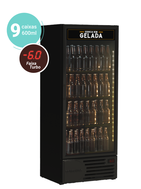 Cervejeira Porta de Vidro CRV 600PV 220v ...