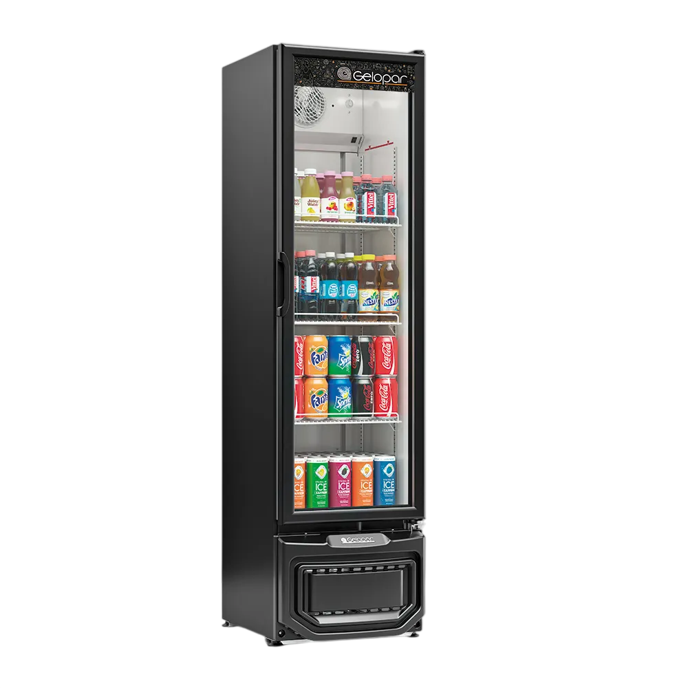 Expositor Vertical Refrigerado Preto GPT ...